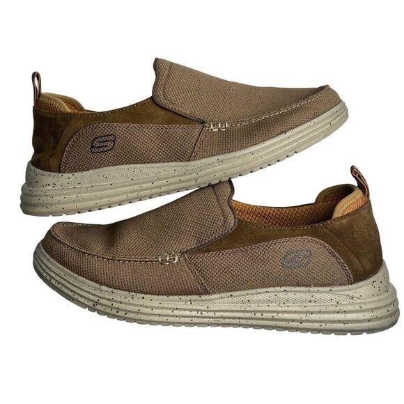 Skechers Mens Proven-Renco Loafer Brown Size 13 - Picture 7 of 13